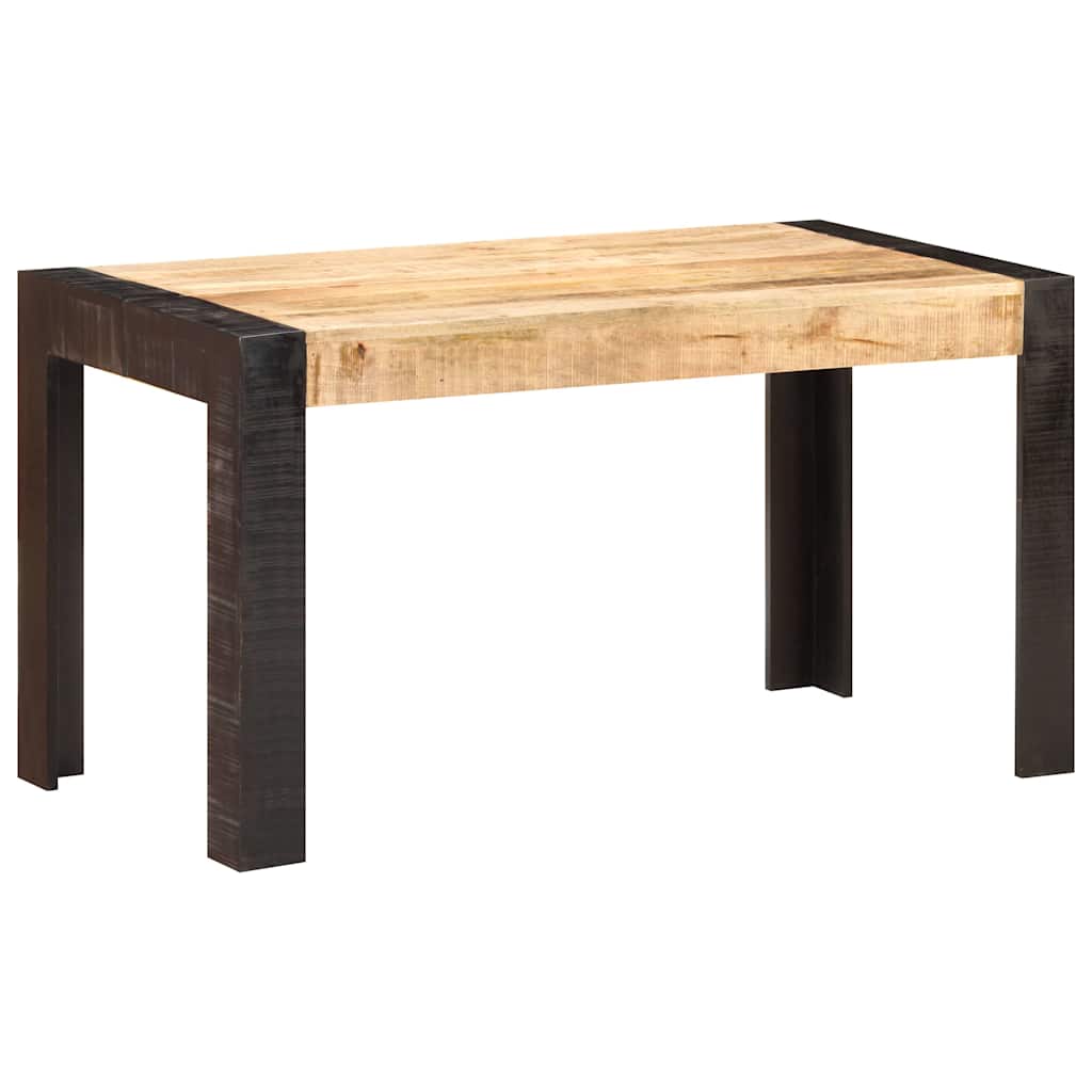 Dining Table Solid Mango Wood Light brown 140 cm 70 cm