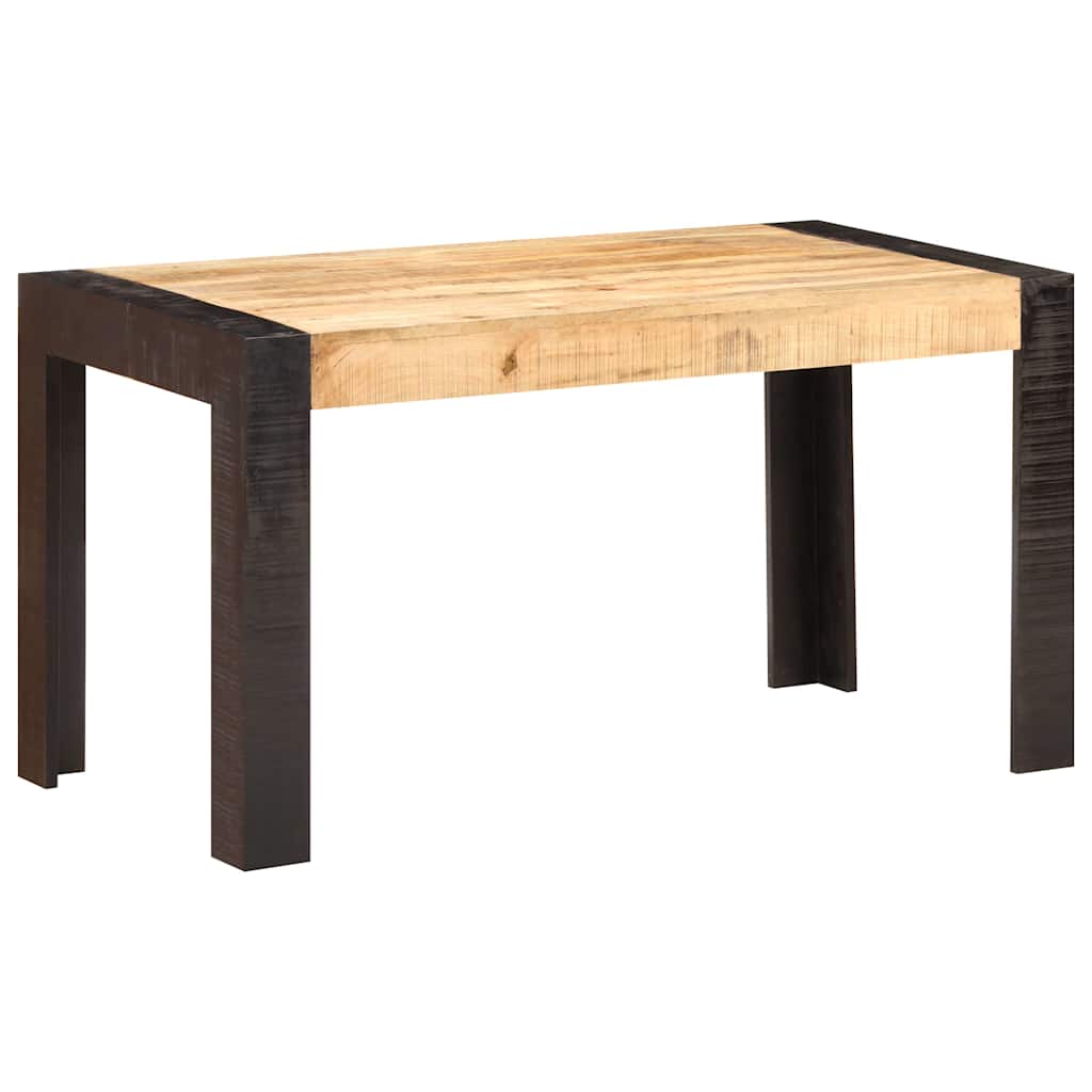 Dining Table Solid Mango Wood Light brown 140 cm 70 cm