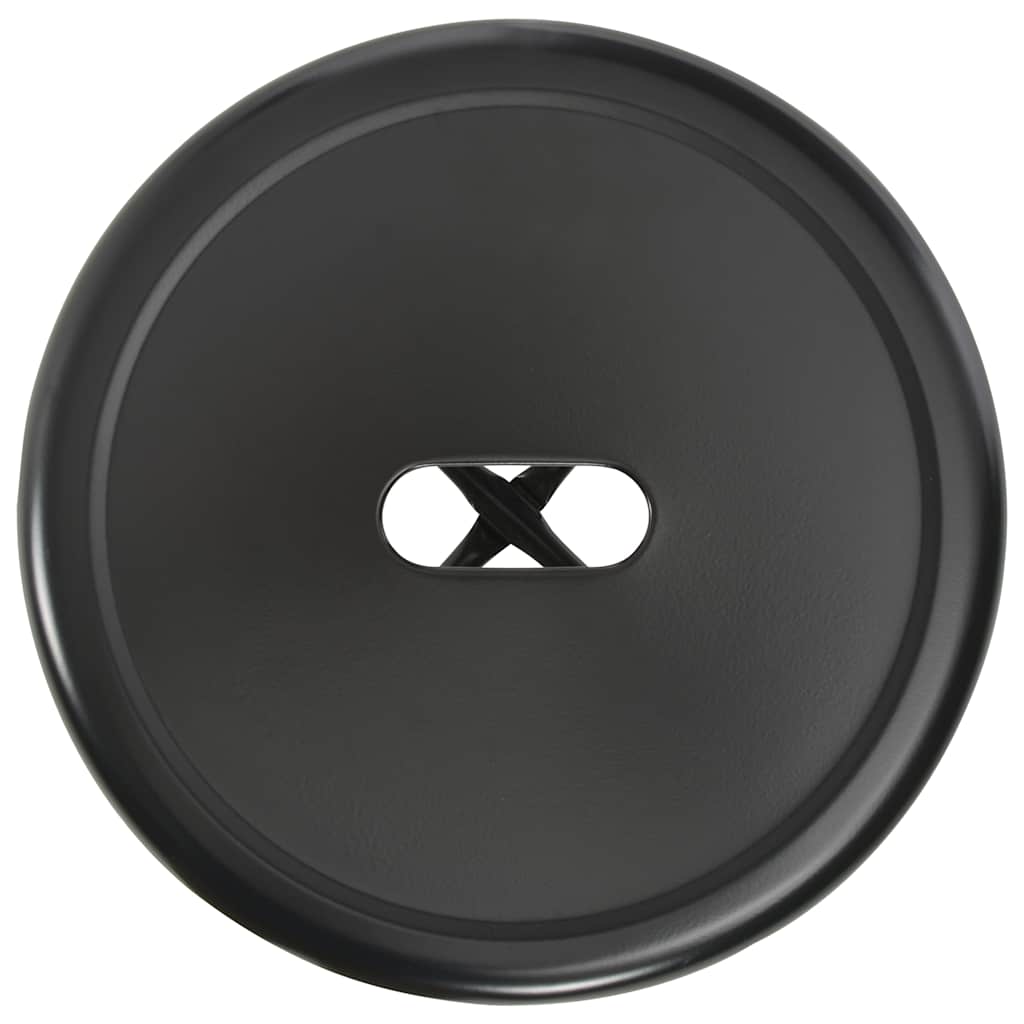 vidaXL Bar Stools 6 pcs Black Steel 6