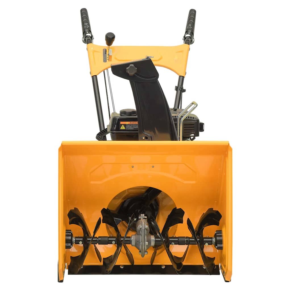 146889 vidaXL Snow Thrower 6,5 HP Yellow and Black 2