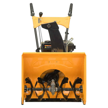 146889 vidaXL Snow Thrower 6,5 HP Yellow and Black 2