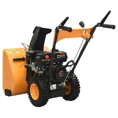 146889 vidaXL Snow Thrower 6,5 HP Yellow and Black 4