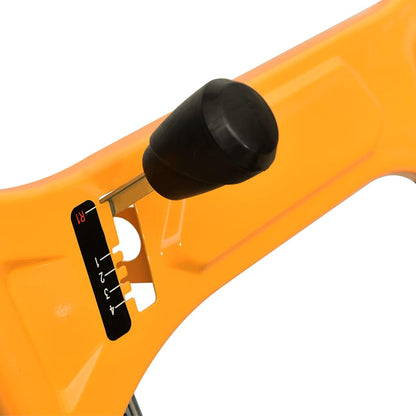 146889 vidaXL Snow Thrower 6,5 HP Yellow and Black 6
