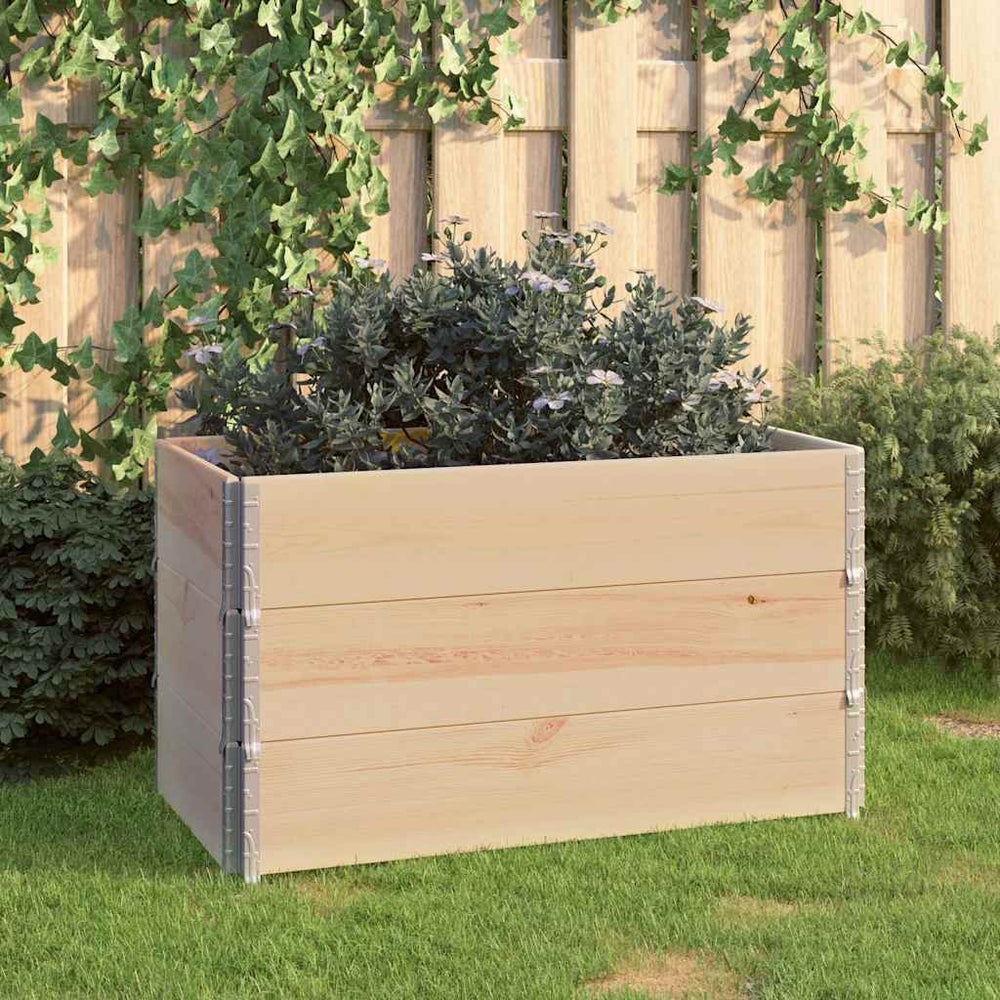 vidaXL Raised Bed Solid Pine Wood
