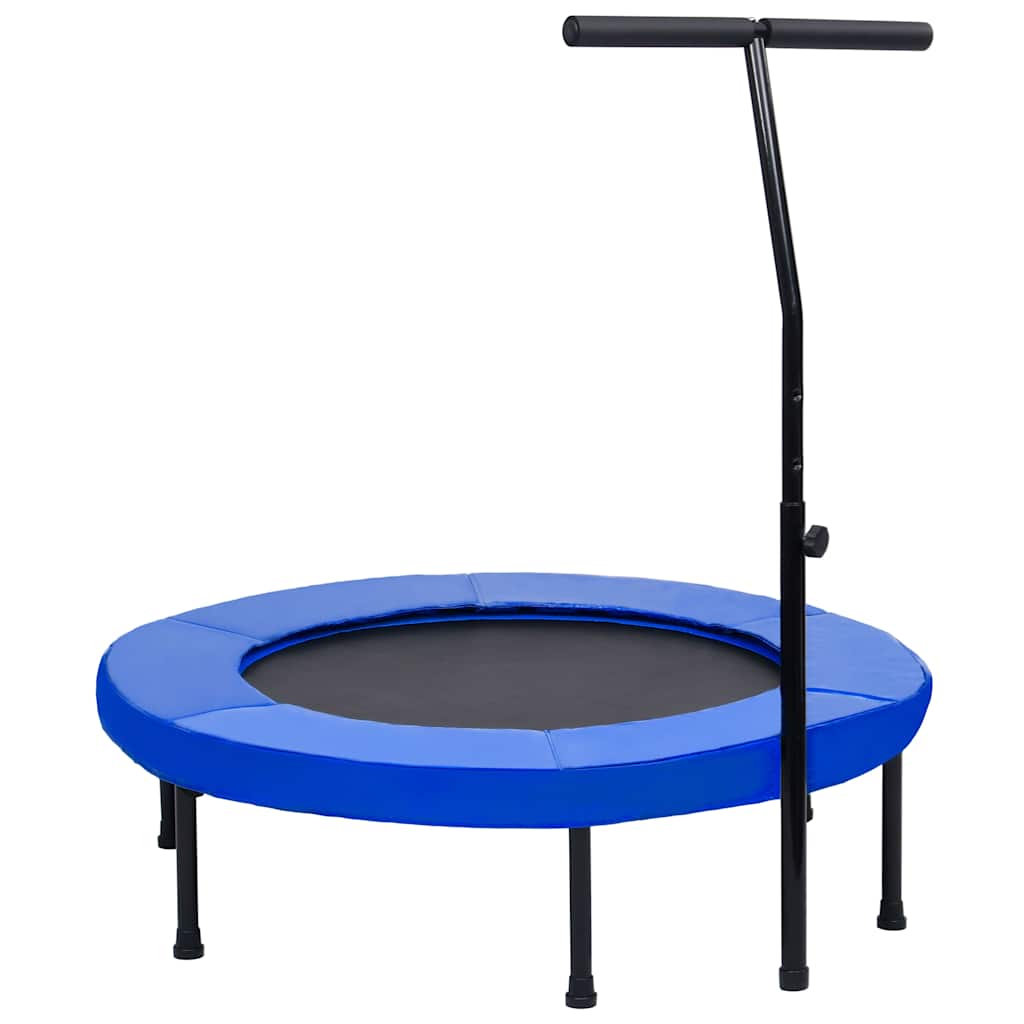 Fitness Trampoline with Handle 102 cm With safety pad