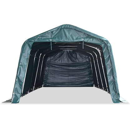 vidaXL Removable Livestock Tent PVC 550 g/m² 3,3x8 m Dark Green 3