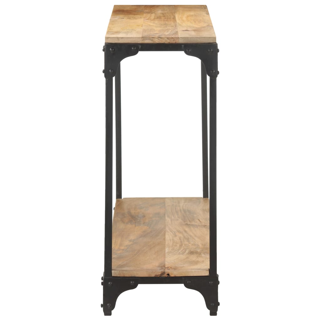 vidaXL Console Table 110x30x75 cm Solid Mango Wood