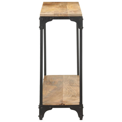 vidaXL Console Table 110x30x75 cm Solid Mango Wood