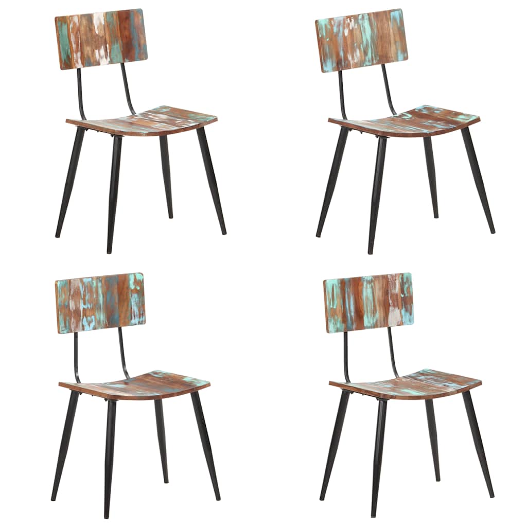 Dining Chairs Solid reclaimed wood 4