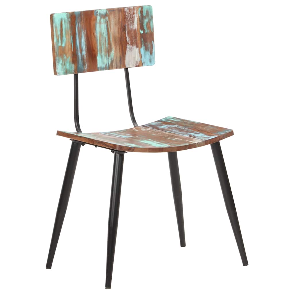Dining Chairs Solid reclaimed wood 6