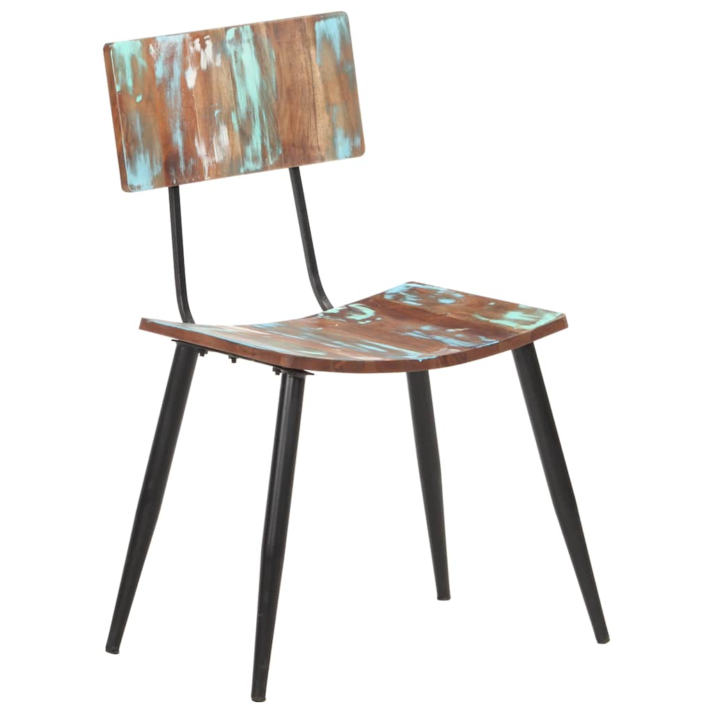 Dining Chairs Solid reclaimed wood 6
