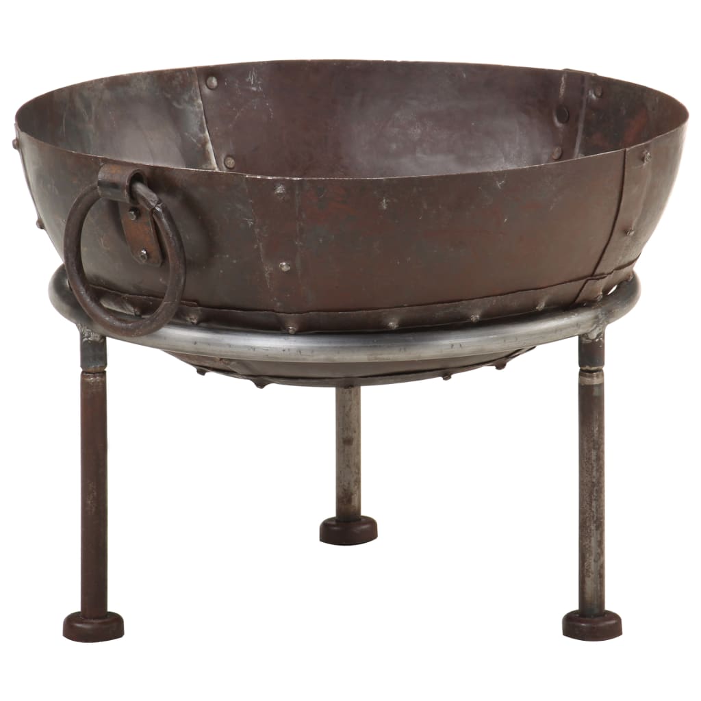 vidaXL Rustic Fire Pit Ø 40 cm Iron