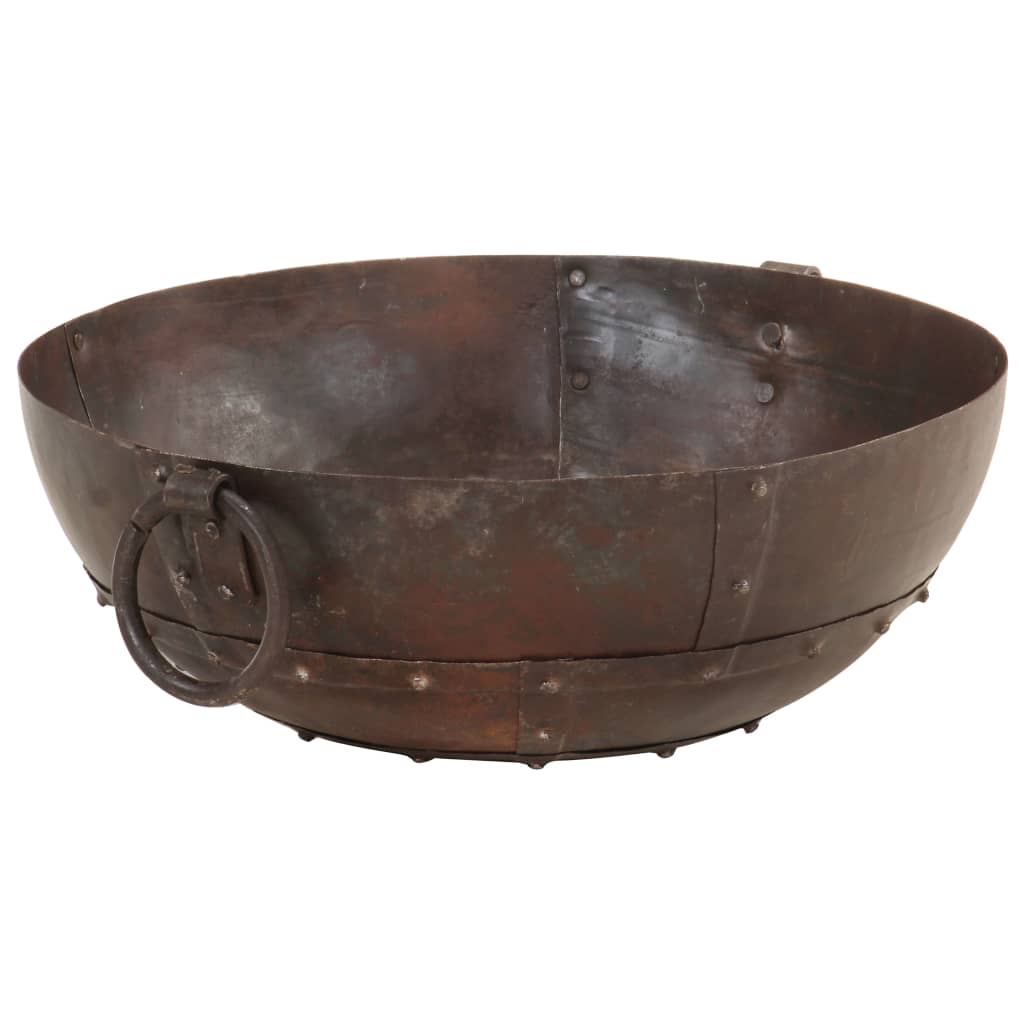 vidaXL Rustic Fire Pit Ø 40 cm Iron