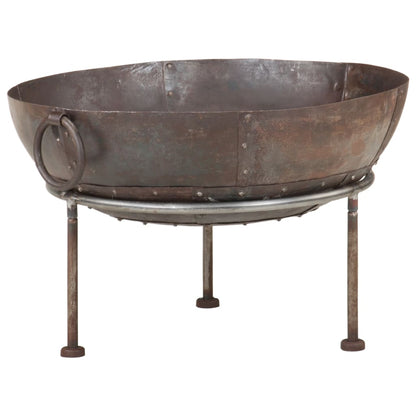 vidaXL Rustic Fire Pit Ø 60 cm Iron