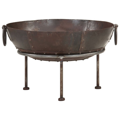 vidaXL Rustic Fire Pit Ø 60 cm Iron