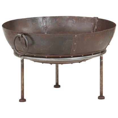 vidaXL Rustic Fire Pit Ø 60 cm Iron