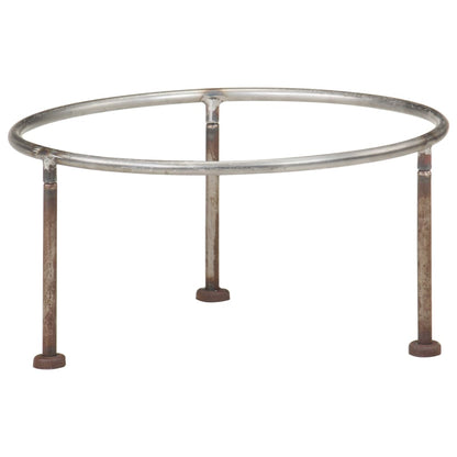 vidaXL Rustic Fire Pit Ø 60 cm Iron