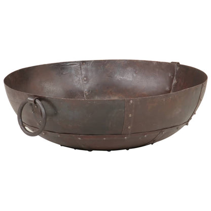 vidaXL Rustic Fire Pit Ø 60 cm Iron