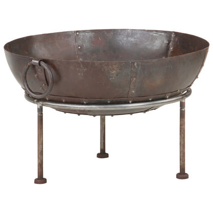 vidaXL Rustic Fire Pit Ø 60 cm Iron