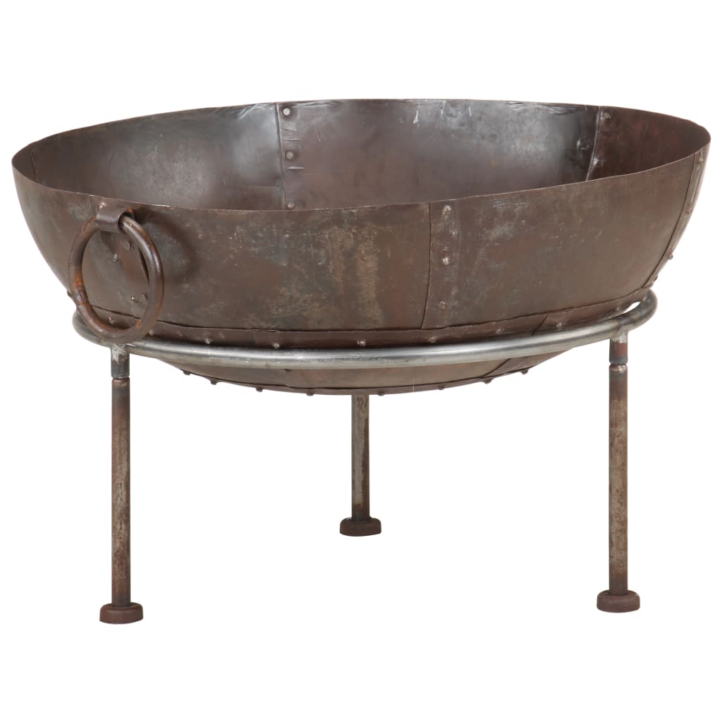 vidaXL Rustic Fire Pit Ø 60 cm Iron