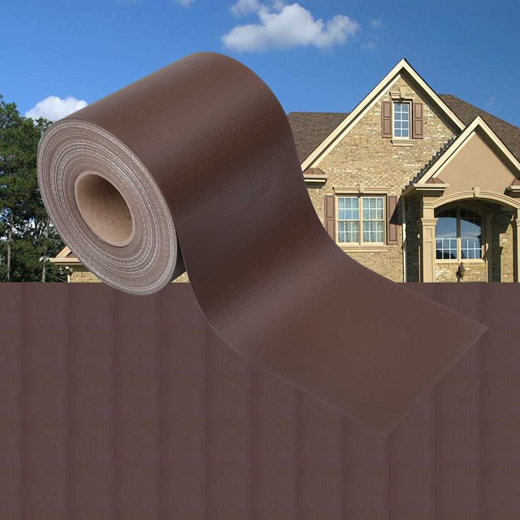 Privacy Strip PVC Brown