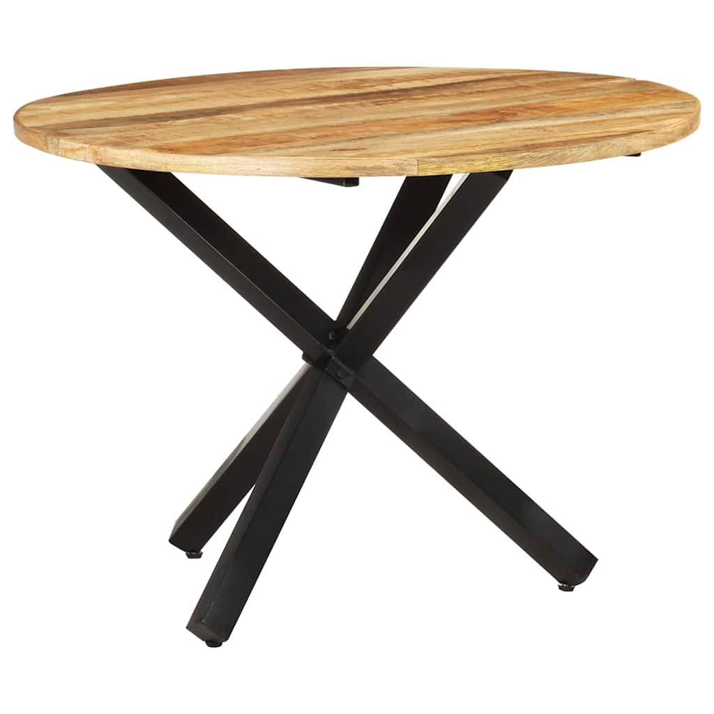 Dining Table Ø 100 x 75 cm Rough mango wood