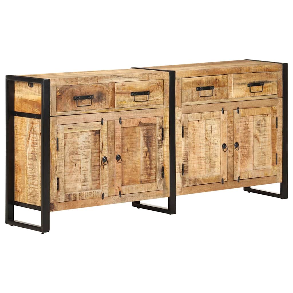 321696 vidaXL Sideboard 172x35x80 cm Solid Mango Wood 1