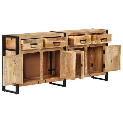 321696 vidaXL Sideboard 172x35x80 cm Solid Mango Wood 2