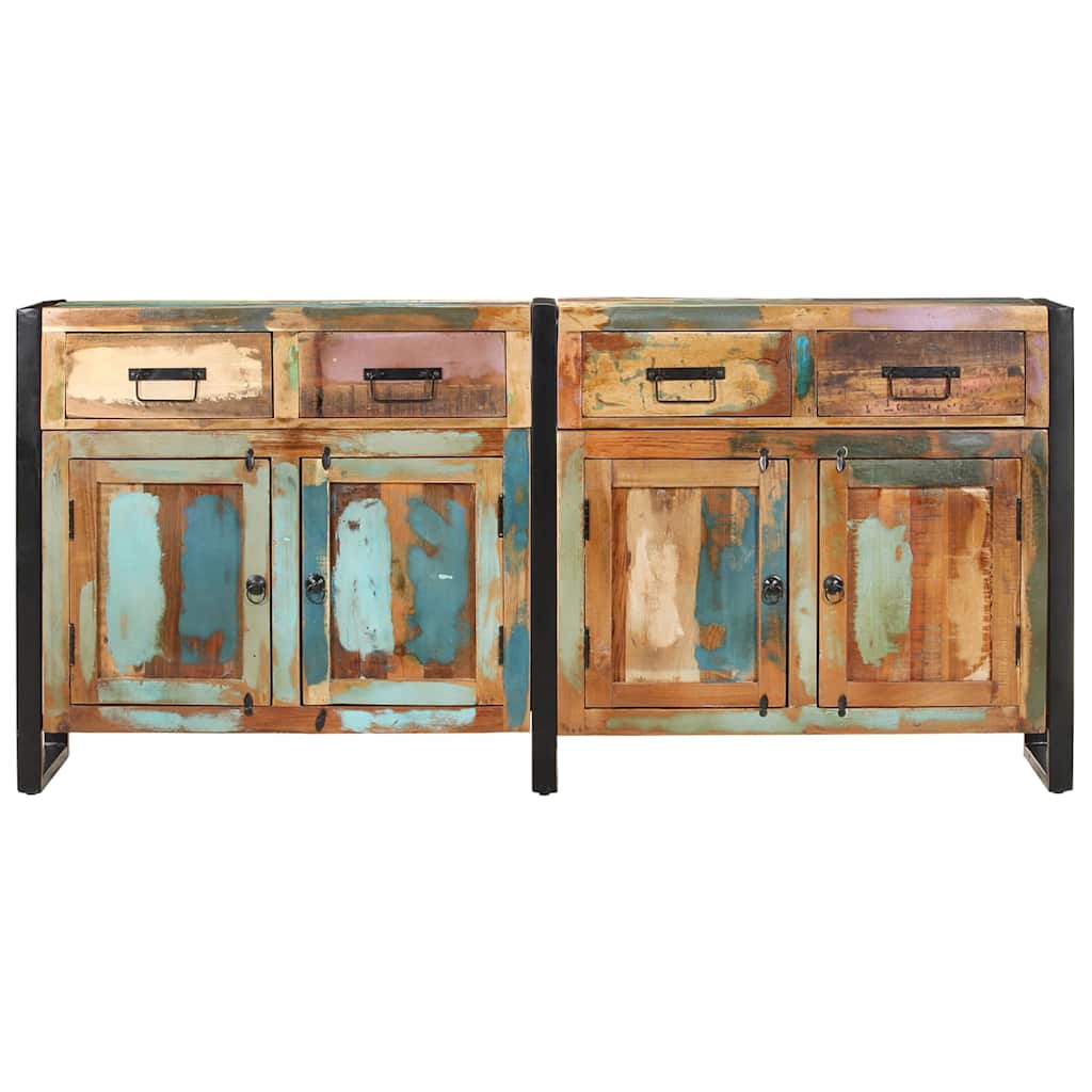 321697 vidaXL Sideboard 172x35x80 cm Solid Reclaimed Wood 3