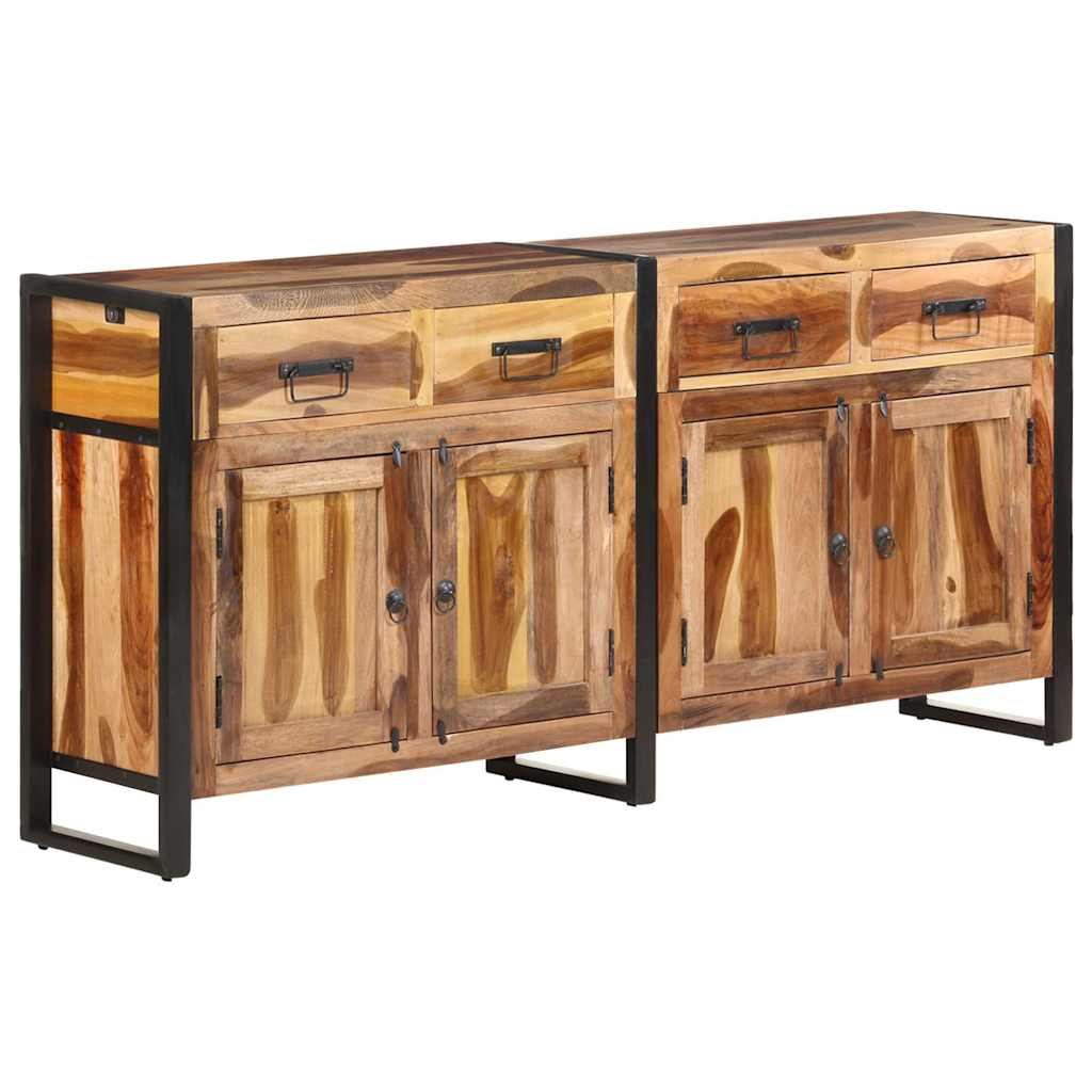 321698 vidaXL Sideboard 172x35x80 cm Solid Acacia Wood with Honey Finish 1