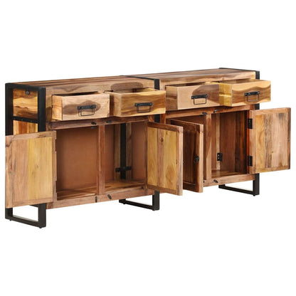 321698 vidaXL Sideboard 172x35x80 cm Solid Acacia Wood with Honey Finish 2