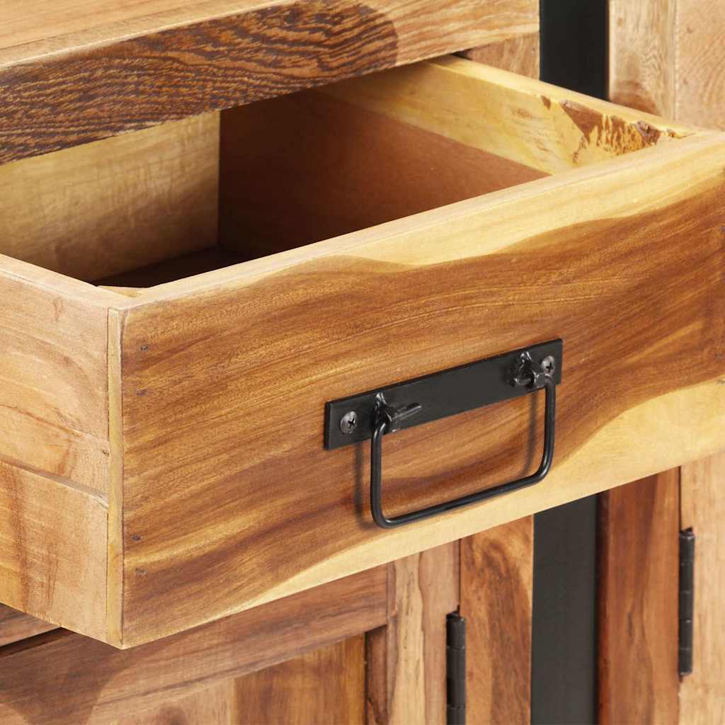 321698 vidaXL Sideboard 172x35x80 cm Solid Acacia Wood with Honey Finish 6