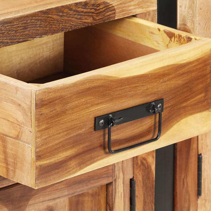 321698 vidaXL Sideboard 172x35x80 cm Solid Acacia Wood with Honey Finish 6