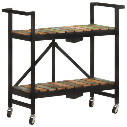 vidaXL Kitchen Trolley 87x36x81 cm Solid Reclaimed Wood