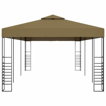 vidaXL Garden Gazebo 6x3x2,7 m Taupe 180 g/m² 3