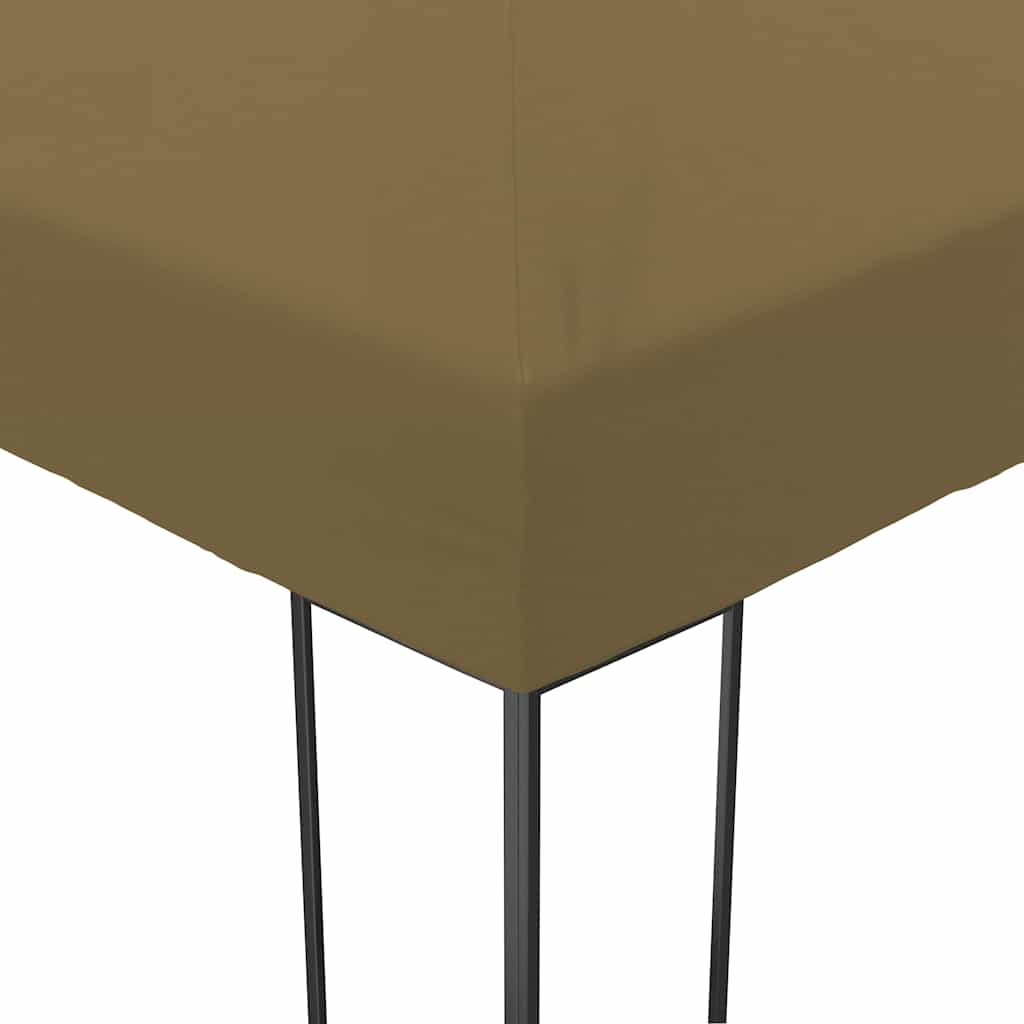 vidaXL Garden Gazebo 6x3x2,7 m Taupe 180 g/m² 4
