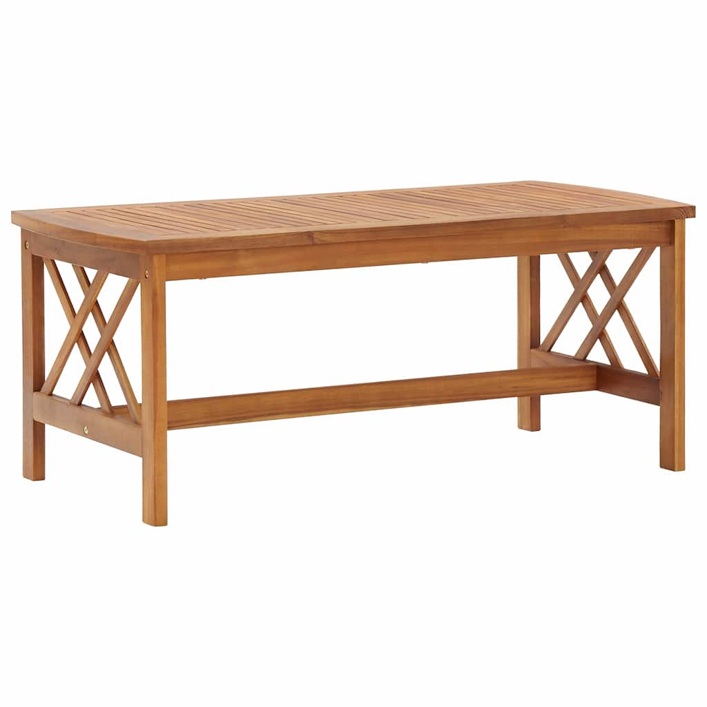 102x50x43 cm Solid Acacia Wood Coffee table