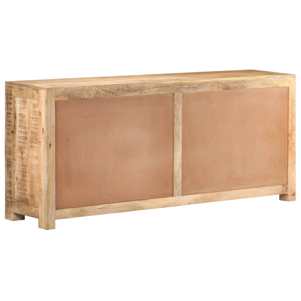 vidaXL Sideboard 175x40x75 cm Rough Mango Wood