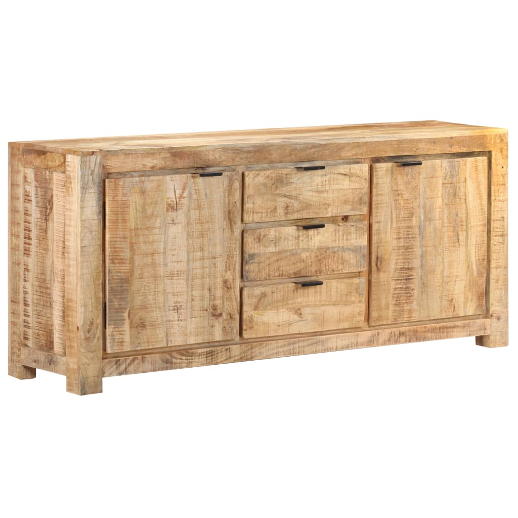 vidaXL Sideboard 175x40x75 cm Rough Mango Wood