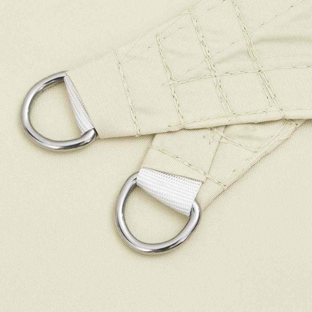 Sunshade Sail Oxford Fabric Square 7x7 m Cream