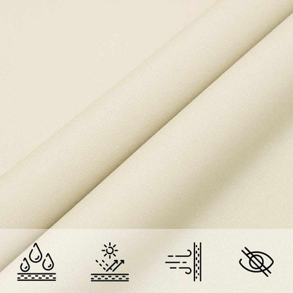 Sunshade Sail Oxford Fabric Square 7x7 m Cream