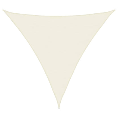 Sunshade Sail Oxford Fabric Triangular 6x6x6 m Cream