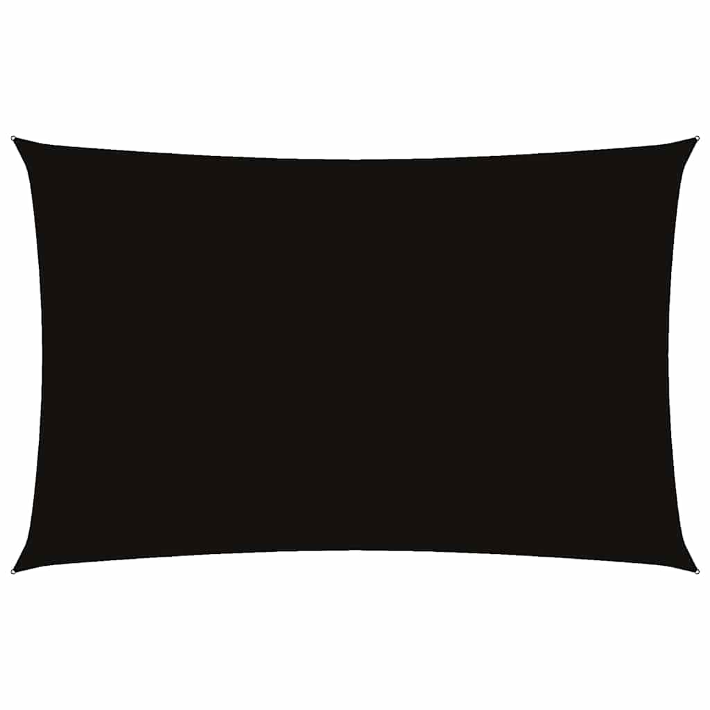 Sunshade Sail Oxford Fabric Rectangular 5x8 m Black