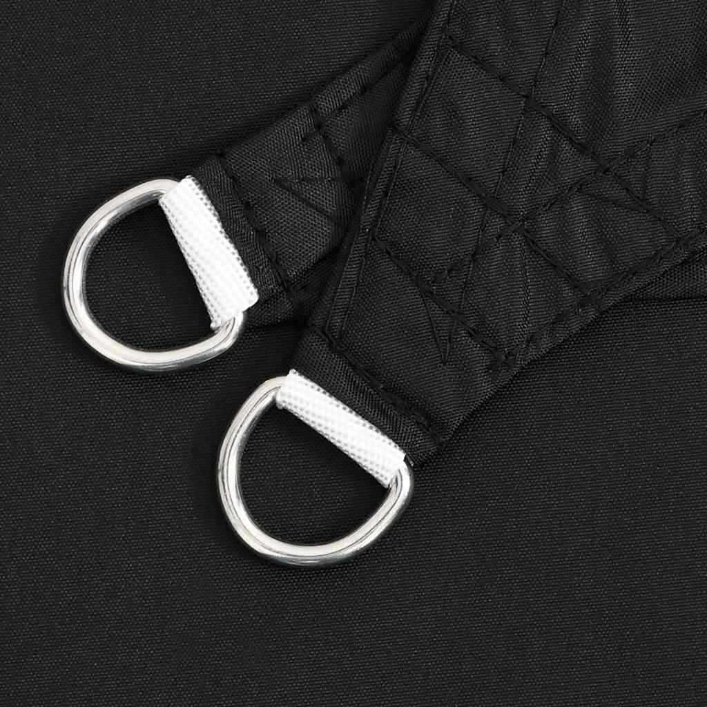 Sunshade Sail Oxford Fabric Rectangular 5x8 m Black