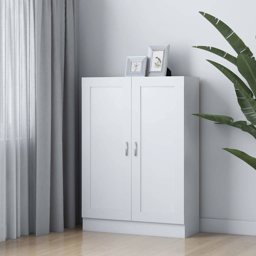 Book Cabinet 82.5x30.5x115 cm Engineered Wood White