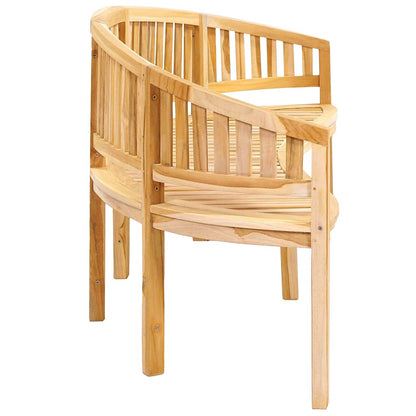 Banana Bench Solid Teak Wood 200 cm