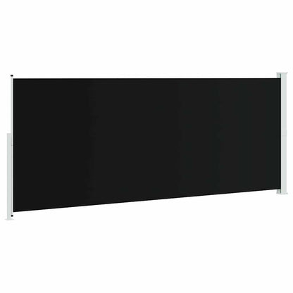 Patio Retractable Side Awning 200x514 cm Drop 500 cm Black