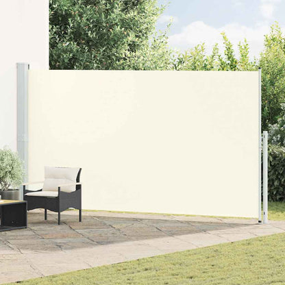 Patio Retractable Side Awning 200x514 cm Drop 500 cm Cream