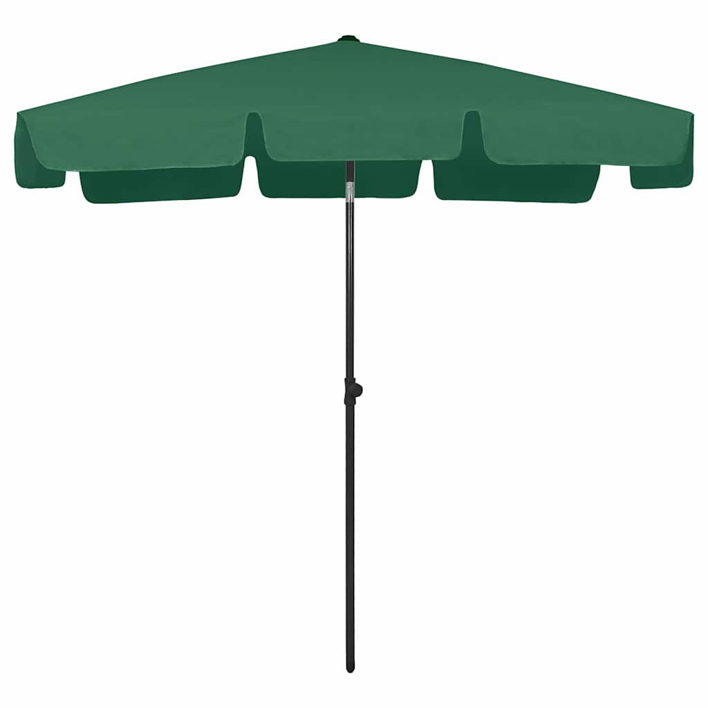 Beach Parasol Green 200 cm 125 cm