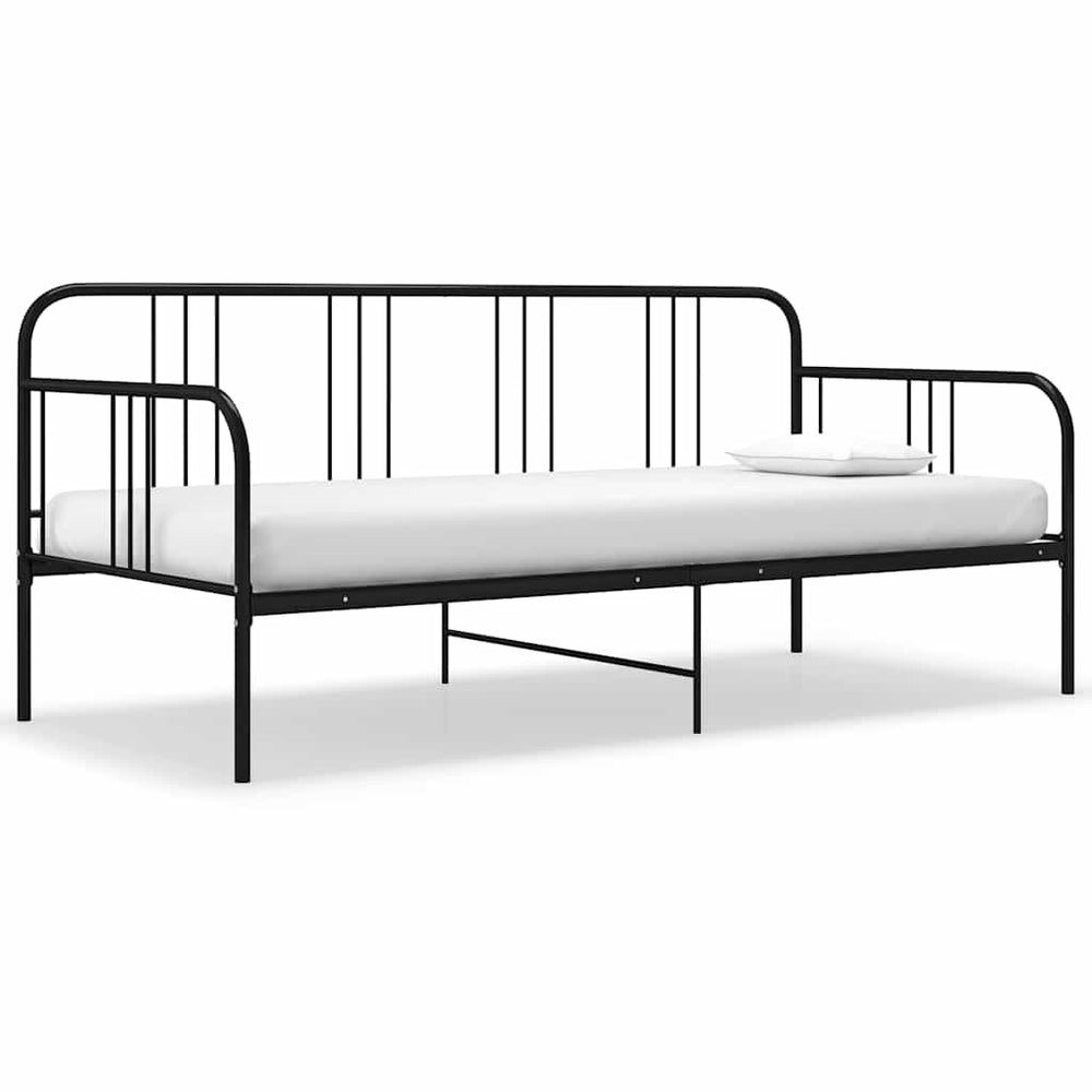 vidaXL Sofa Bed Frame without Mattress Metal 90x200 cm